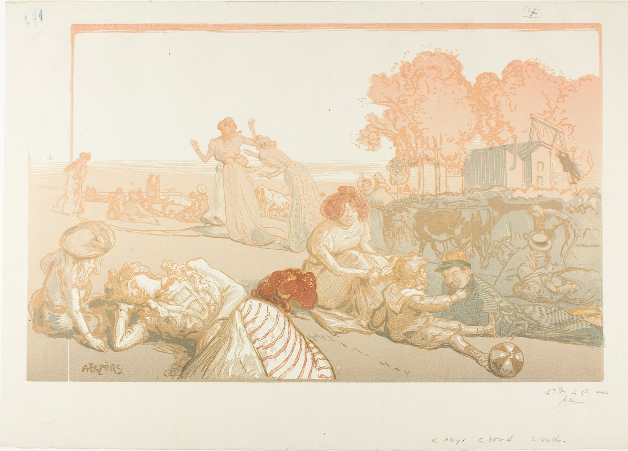 Moderní bukolické od Louis Auguste Lepère
