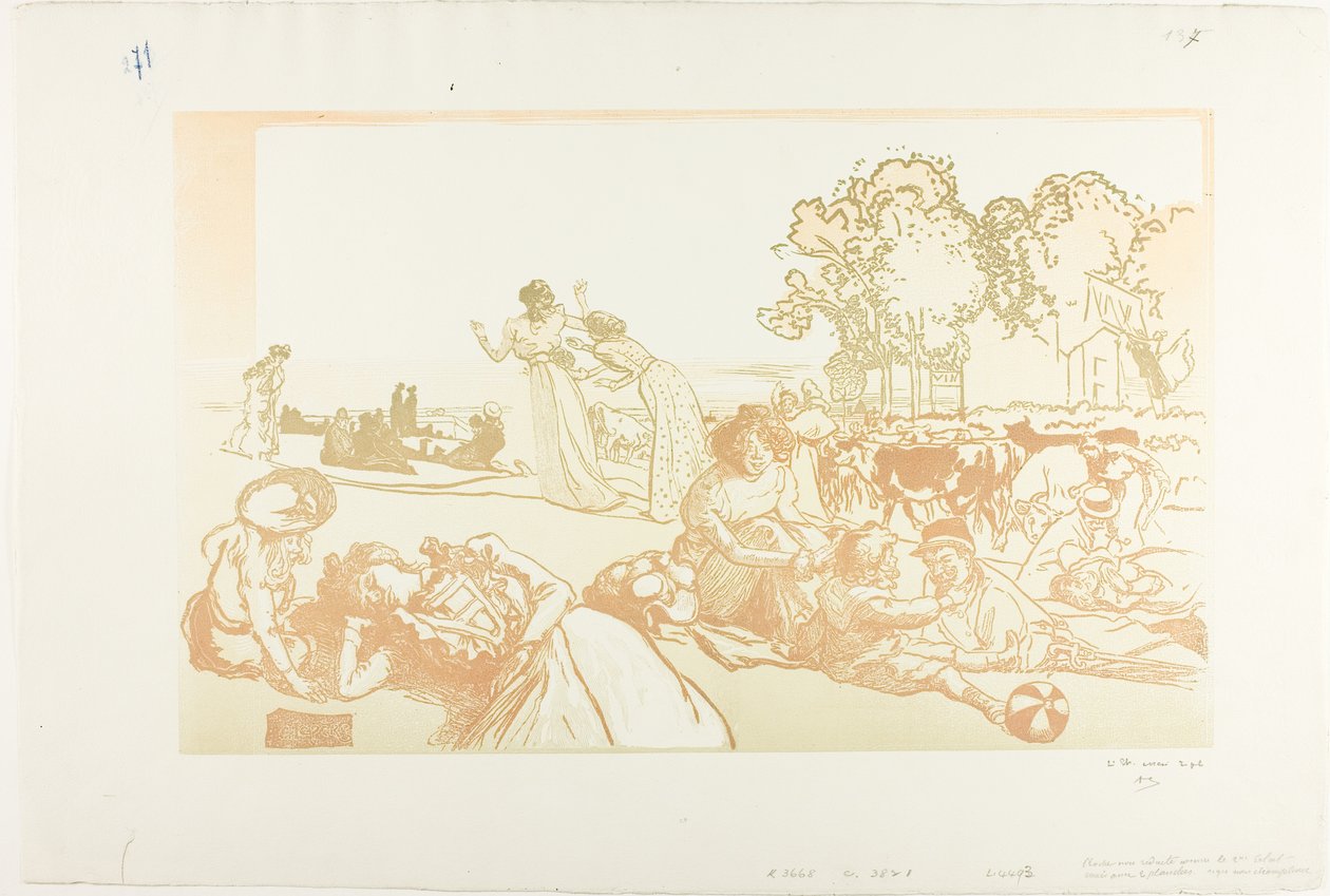 Moderní bukolické od Louis Auguste Lepère