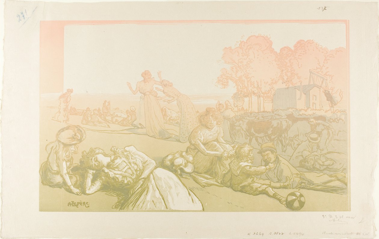 Moderní bukolické od Louis Auguste Lepère