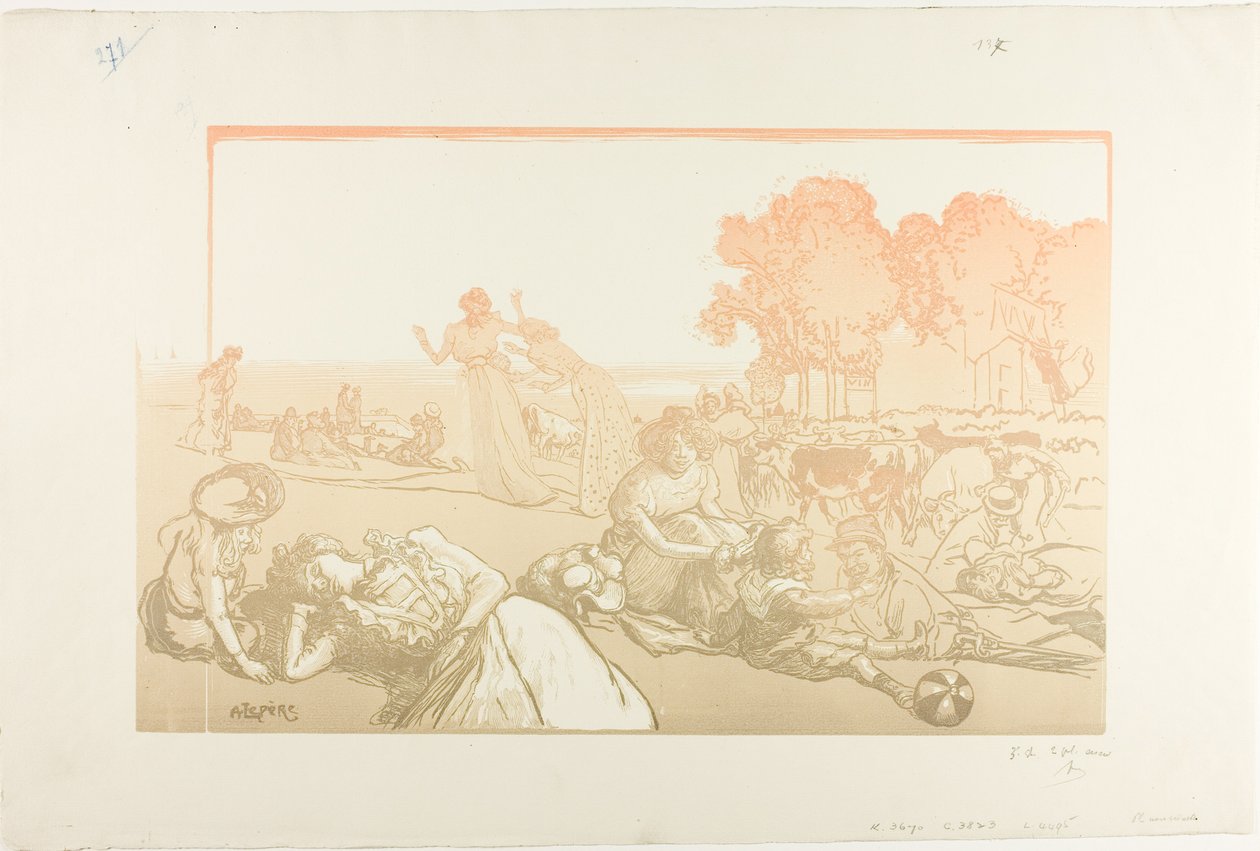 Moderní bukolické od Louis Auguste Lepère