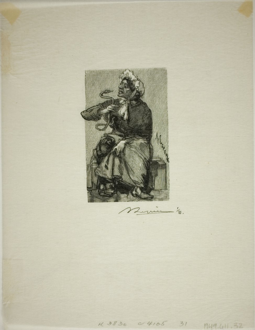 Hadí obchodník od Louis Auguste Lepère