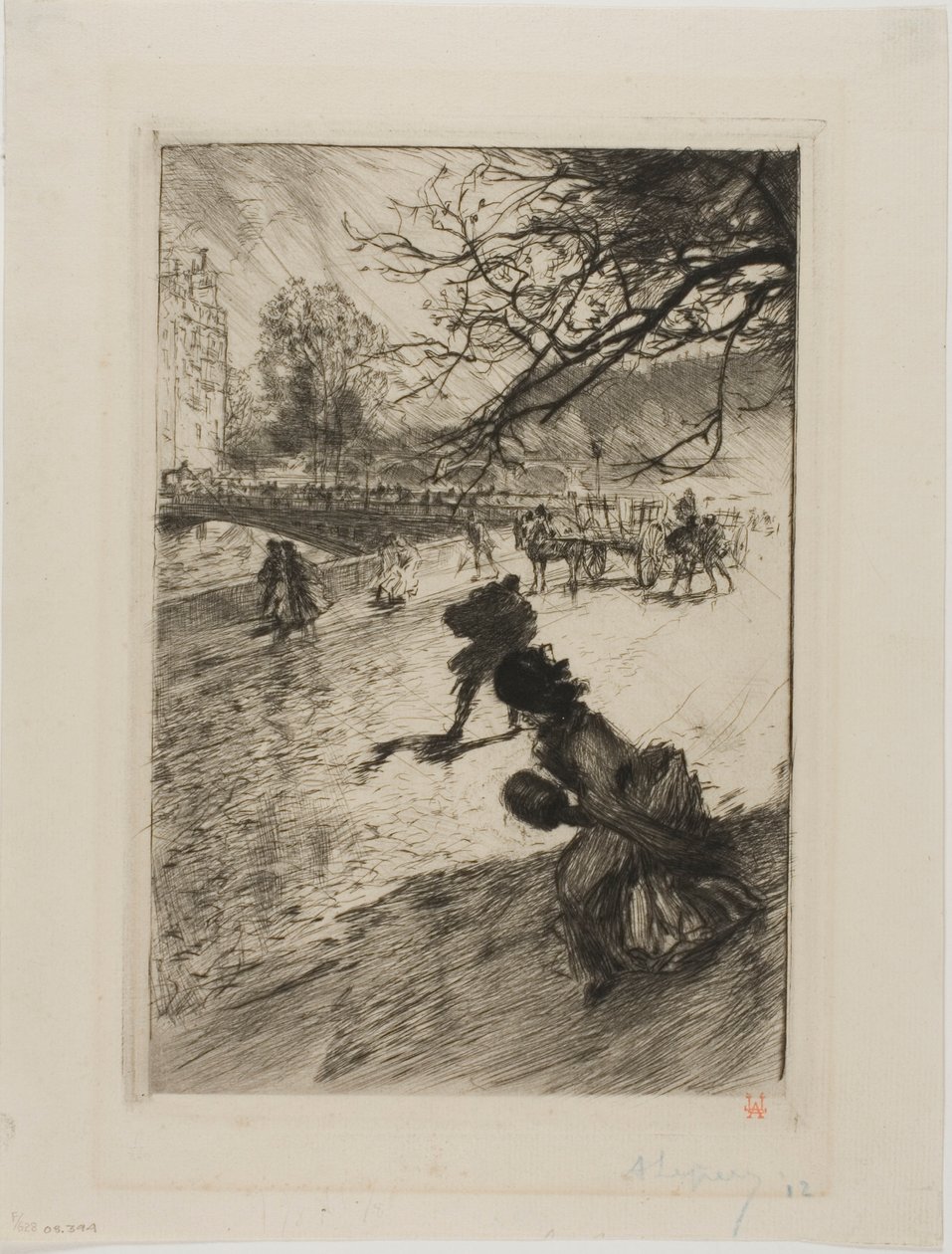 Sprchy od Louis Auguste Lepère