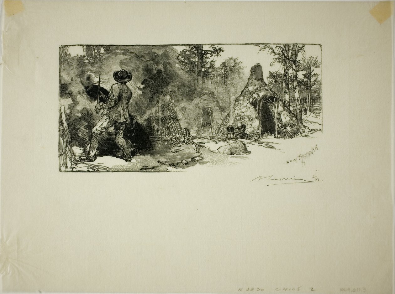 Hořáky na dřevěné uhlí od Louis Auguste Lepère