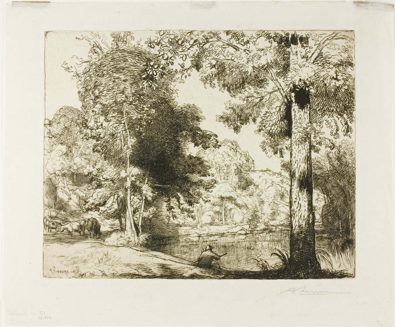 Hrany života od Louis Auguste Lepère