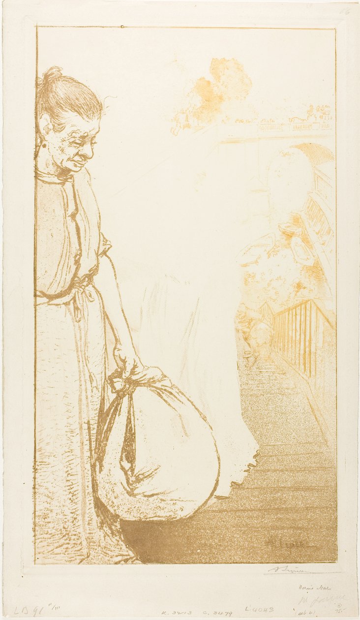 Prádelny od Louis Auguste Lepère