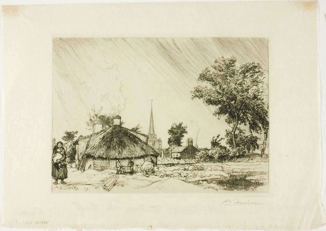Sprcha od Louis Auguste Lepère