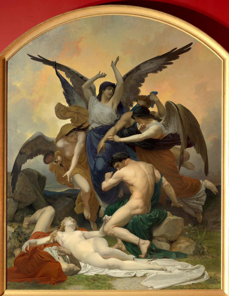Výčitky svědomí, 1875 od Louis Baader