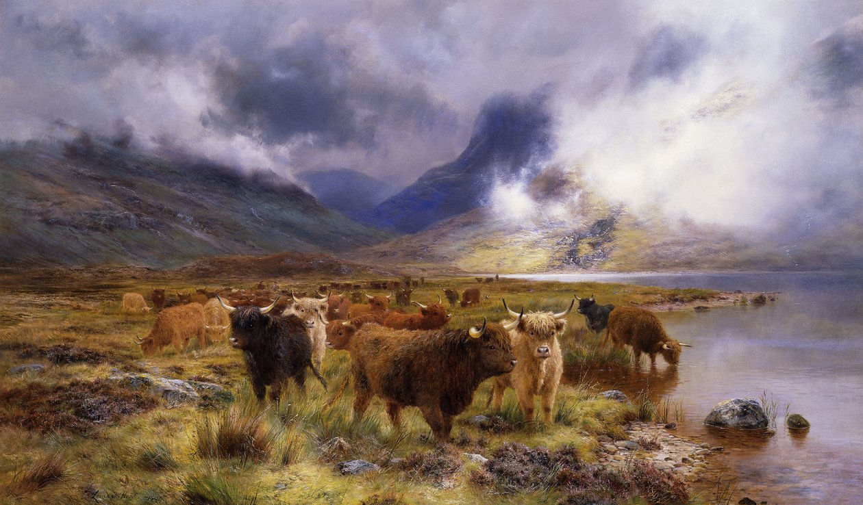 Přes Glencoe cestou do Tay, 1899 od Louis Bosworth Hurt