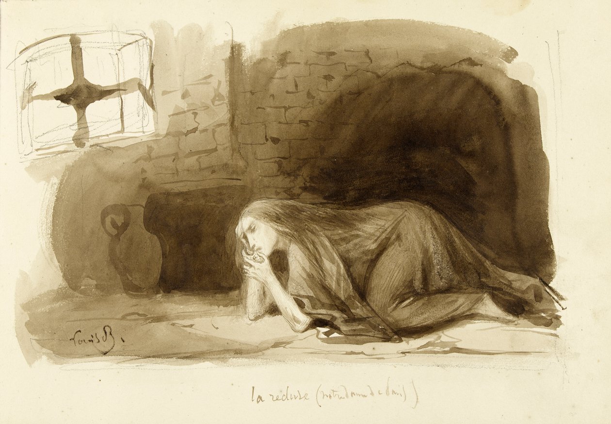 La Recluse. od Louis Boulanger