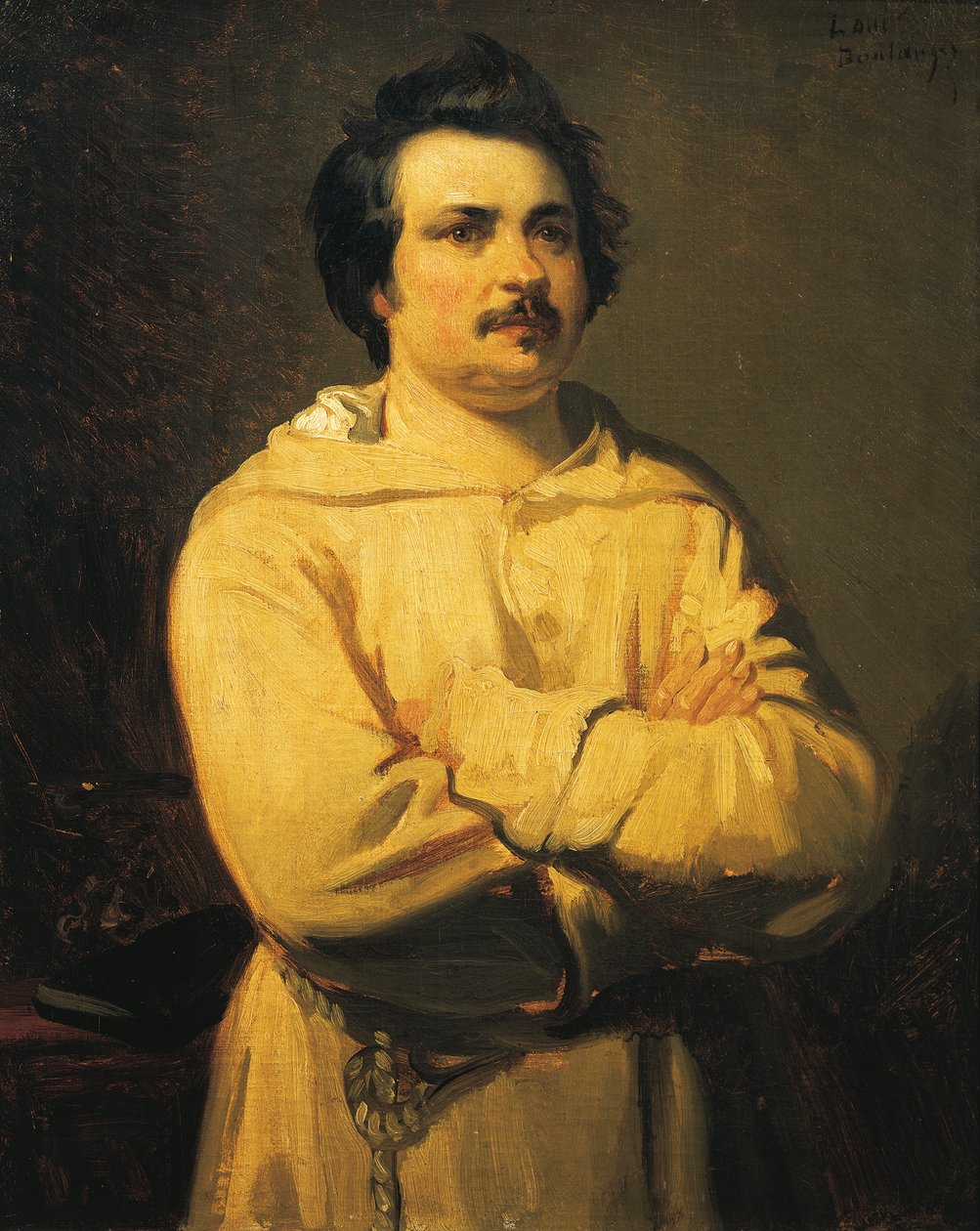 Portrét Honora de Balzaca od Louis Boulanger