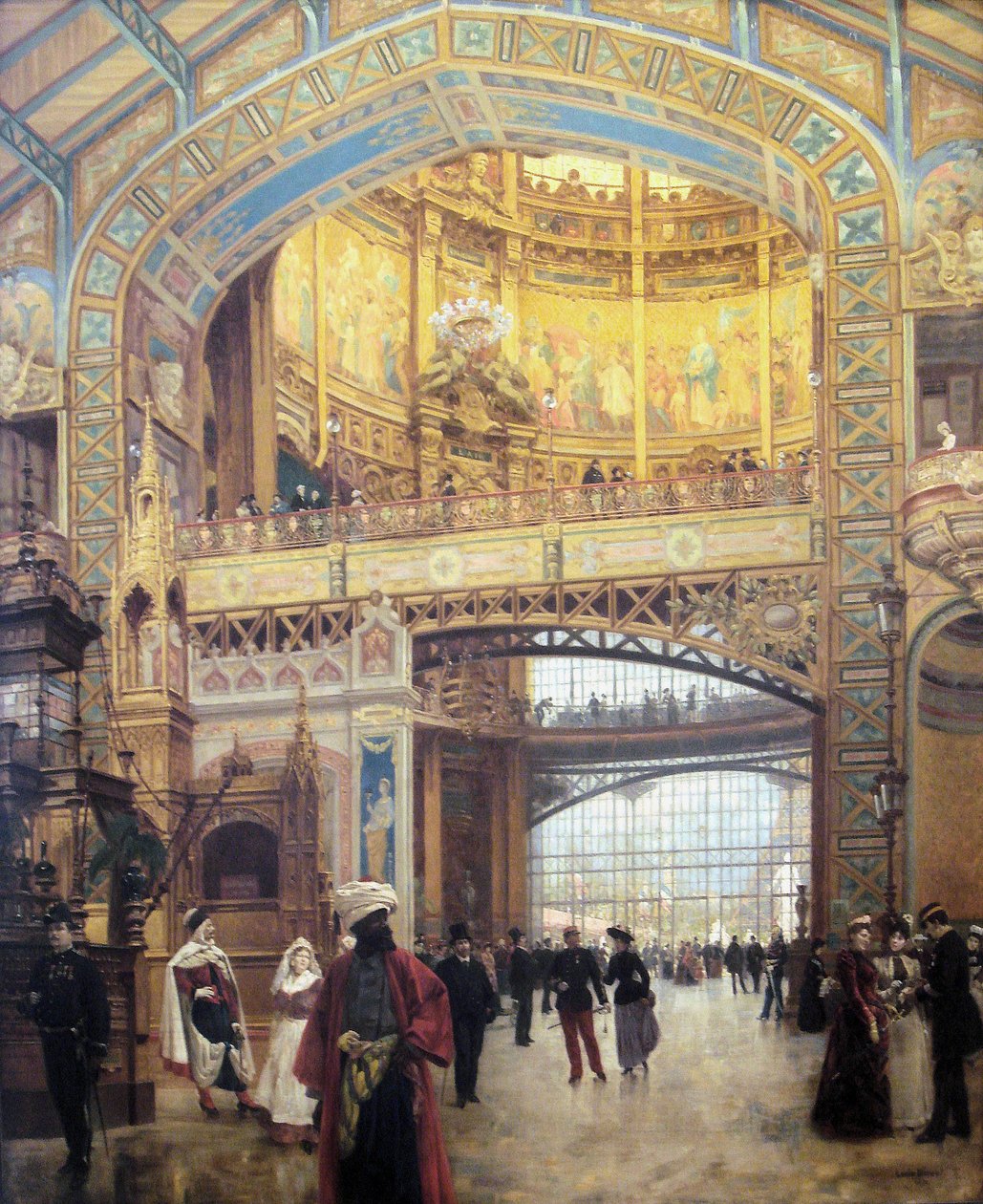 Francouzsky: Le Dôme Central de la Galerie des Machines lors de l