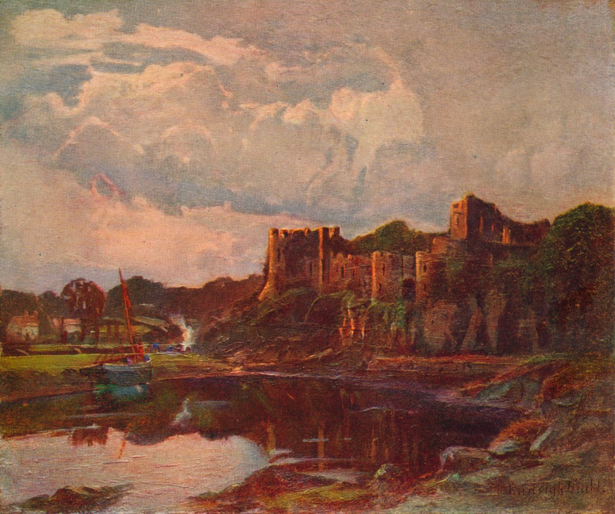 Hrad Chepstow, c1862-1924, 1924 od Louis Burleigh Bruhl