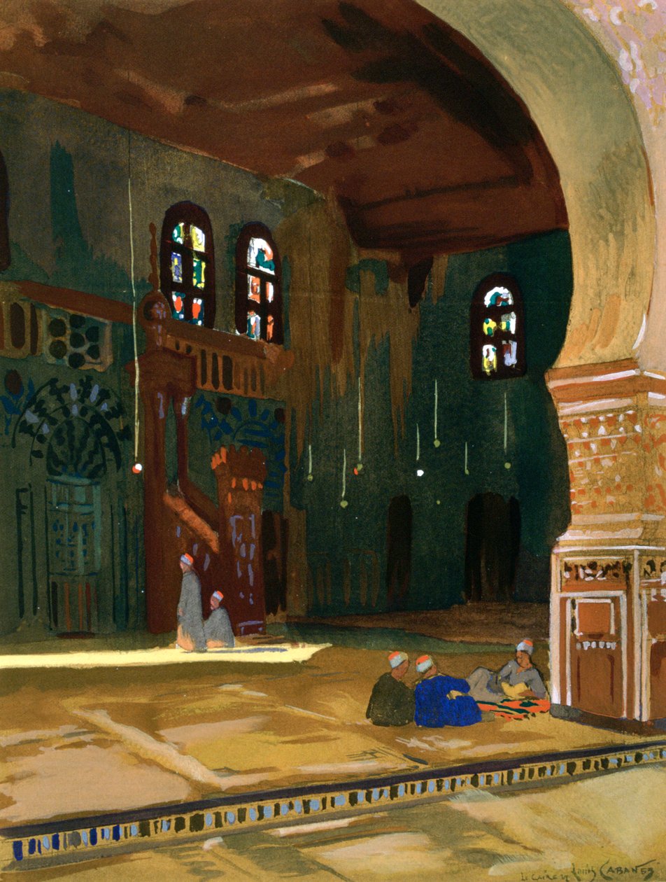 Mešita sultána al-Ghuriho, Káhira, Egypt, 1928 od Louis Cabanes