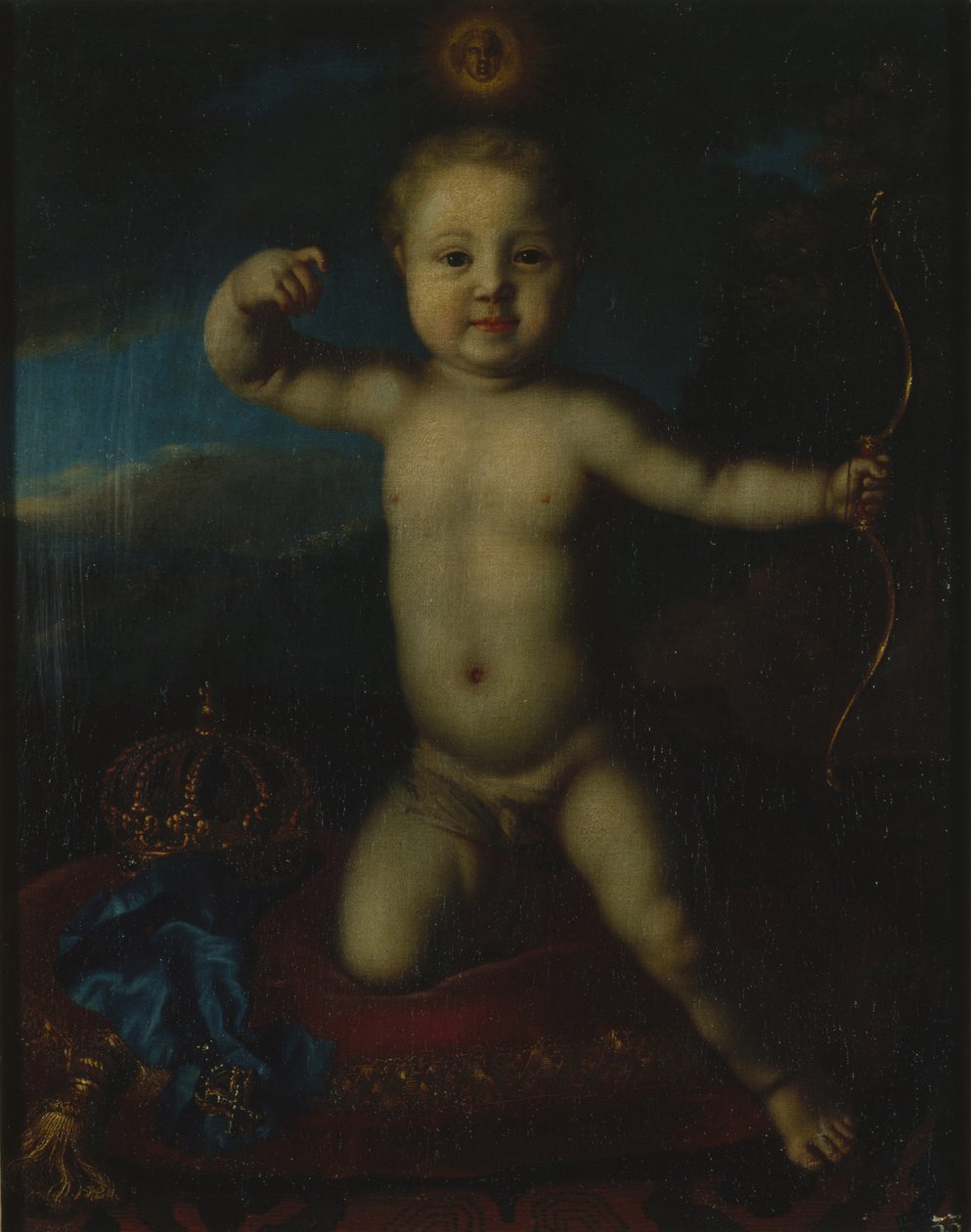 Portrét careviče Petra Petroviče z Ruska 1715-1719 jako Cupida od Louis Caravaque