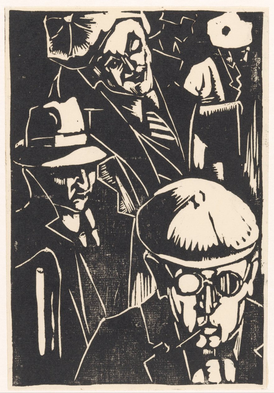 Kolemjdoucí (původní název na objektu) od Louis Cardinaals (signed by artist)