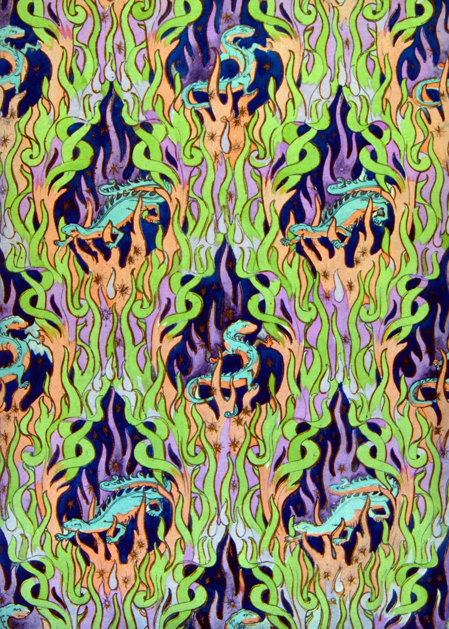 Design tapety s draky od Louis Chalon