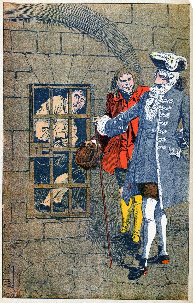 Vězení pod regentstvím od Louis Charles Bombled