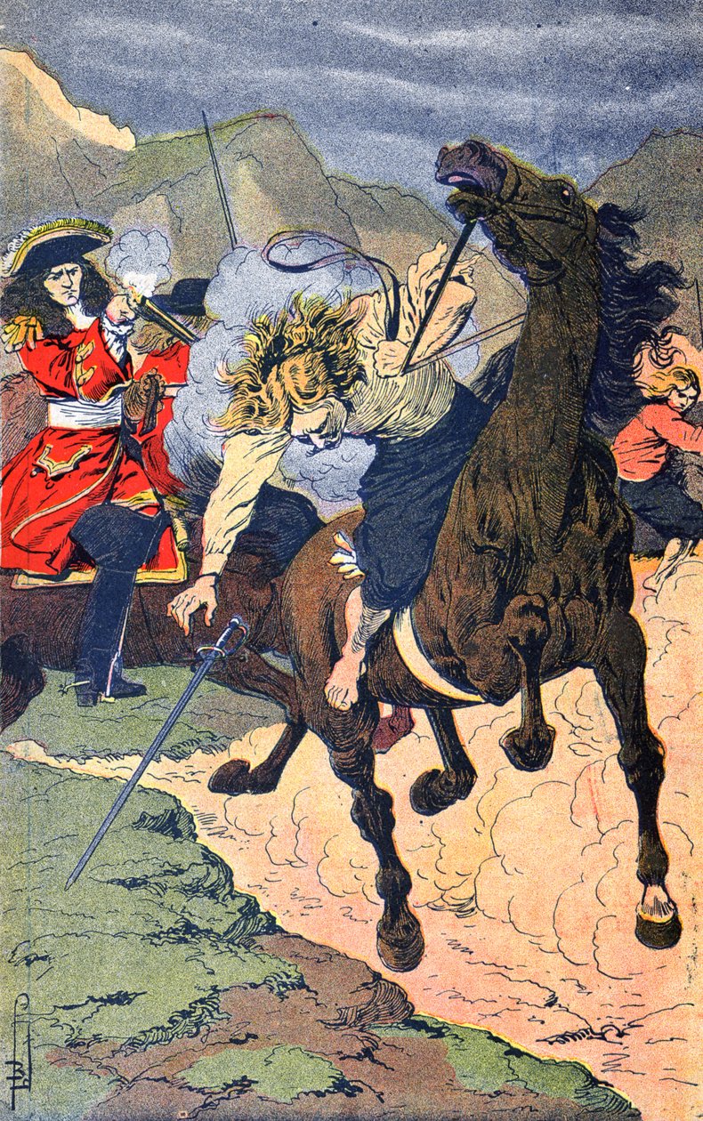 Smrt Pierra Laporteho od Louis Charles Bombled