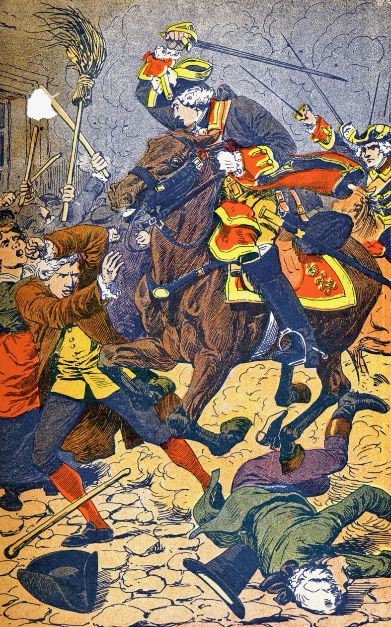 Emisté v Paříži v roce 1789 od Louis Charles Bombled