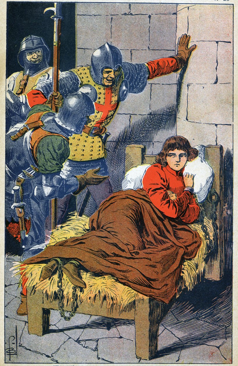 Johanka z Arku ve vězení od Louis Charles Bombled