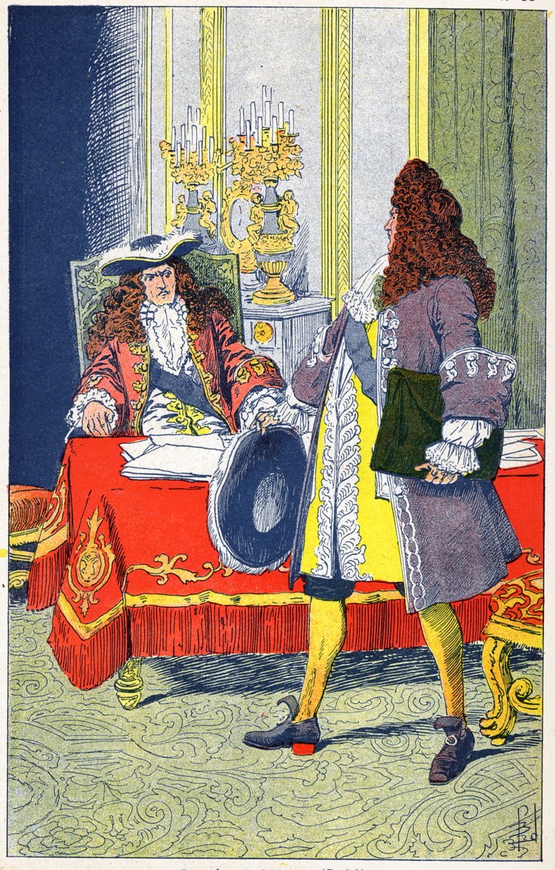 Ludvík XIV. a Louvois od Louis Charles Bombled