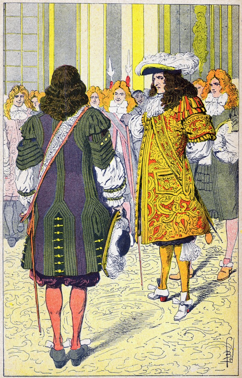 Louis XIV a velvyslanec Holandska od Louis Charles Bombled