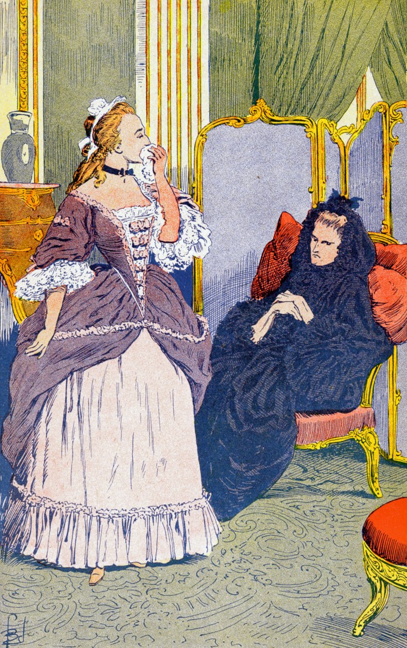 Paní Lucemburská a princezna z Robecqu od Louis Charles Bombled