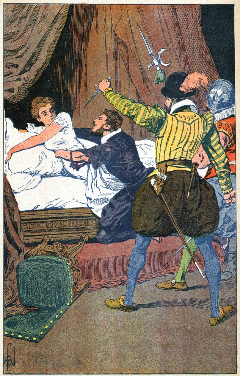 Noc svatého Bartoloměje od Louis Charles Bombled