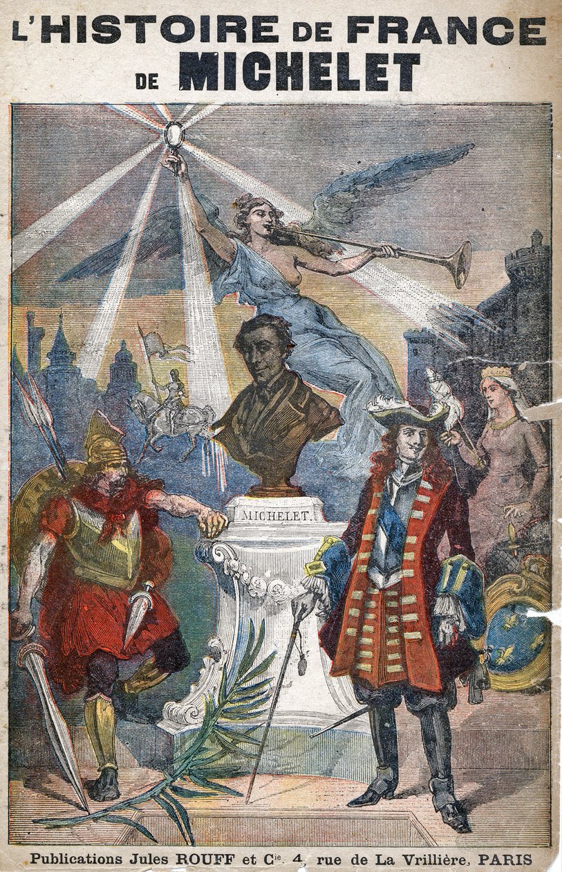 Historie Francie, Michelet, kolem roku 1900 (ilustrace) od Louis Charles Bombled