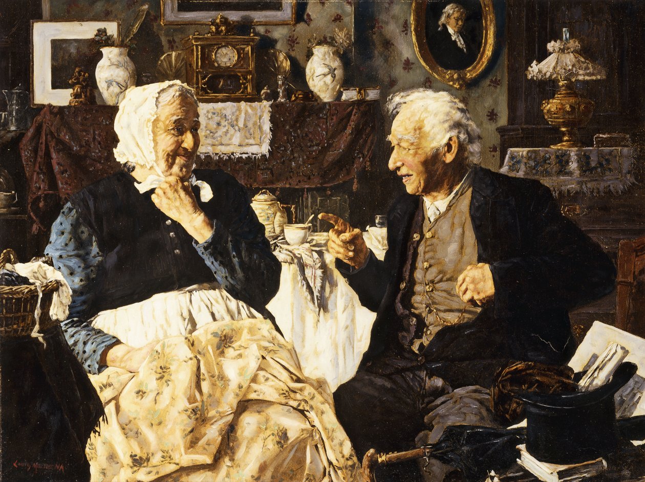 Čaj a konverzace od Louis Charles Moeller