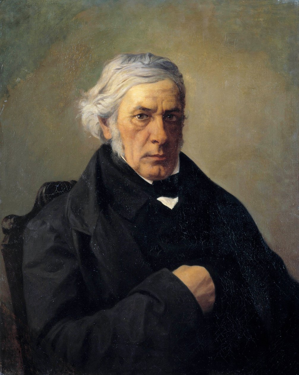 Portrét filozofa Victora Cousina (1792-1867) Obraz Louis Claude Mouchot (1830-1891). 19. století. Ztlumit. 0,73 x 0,60 m - Portrét filozofa Victora Cousina (1792-1867). Obraz Louis Claude Mouchot (1830-1891). 19. století. 0,73 x od Louis Claude Mouchot