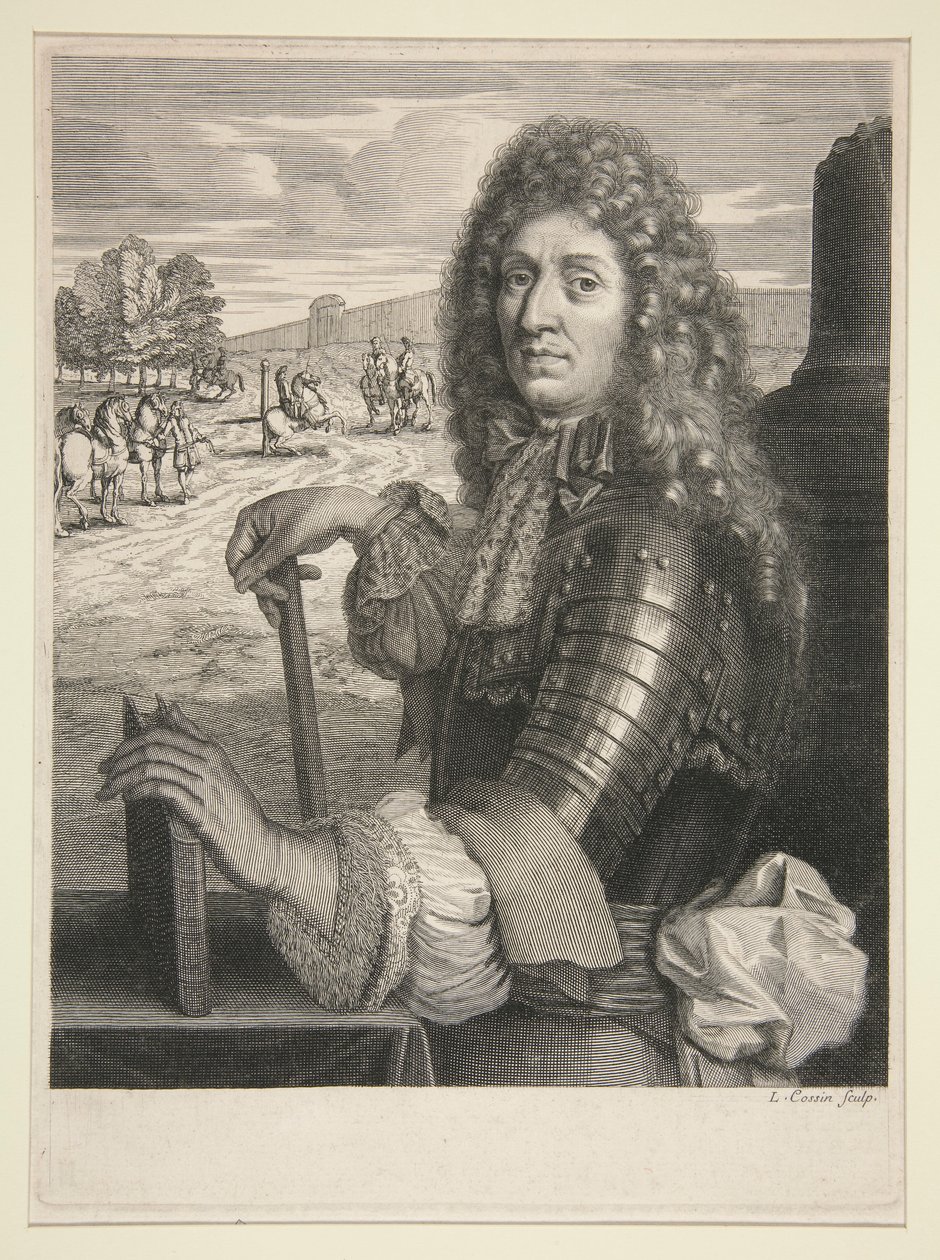 Portrét šlechtice v brnění od Louis Cossin