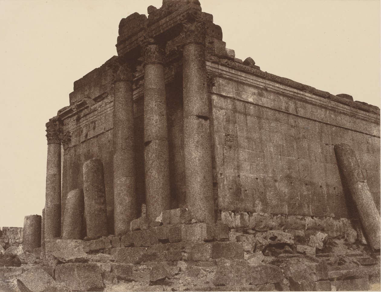 Baalbeck,1859 (foto) od Louis de Clercq