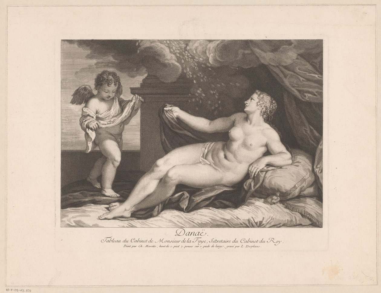 Jupiter a Danaë od Louis Desplaces