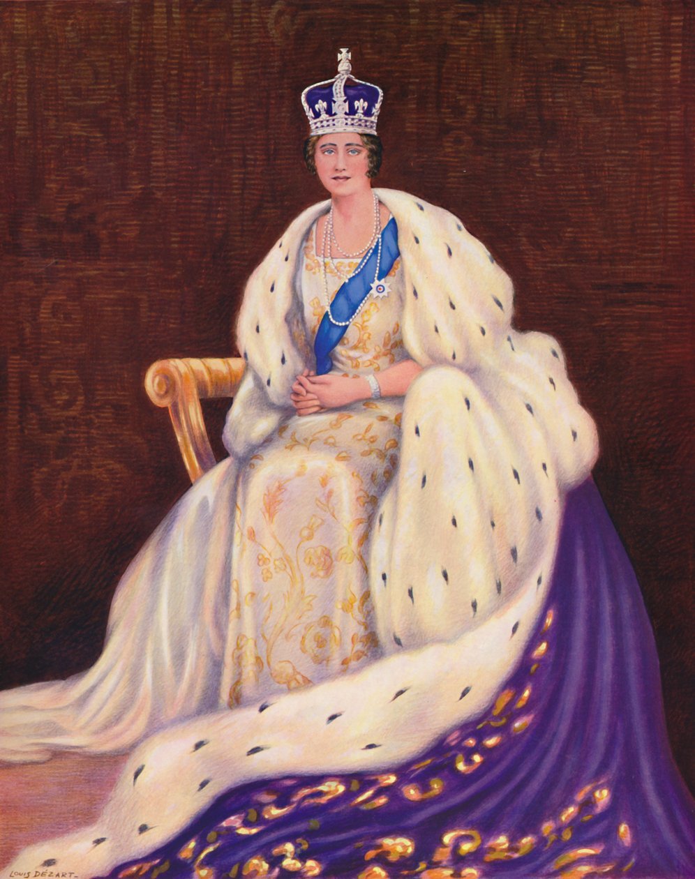 „Její Veličenstvo královna“, 1937 od Louis Dezart