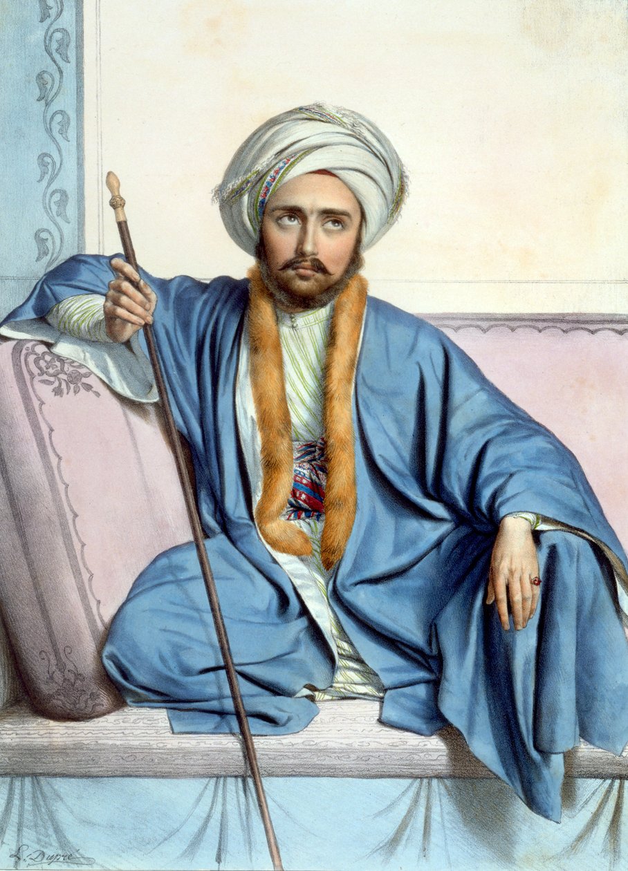 Bilesikdj, Armén – deska XXXV, vyrytý Lemercierem z „Voyage à Athens et a à Constantinople“, napsal a ilustroval Dupre, 1828 od Louis Dupré