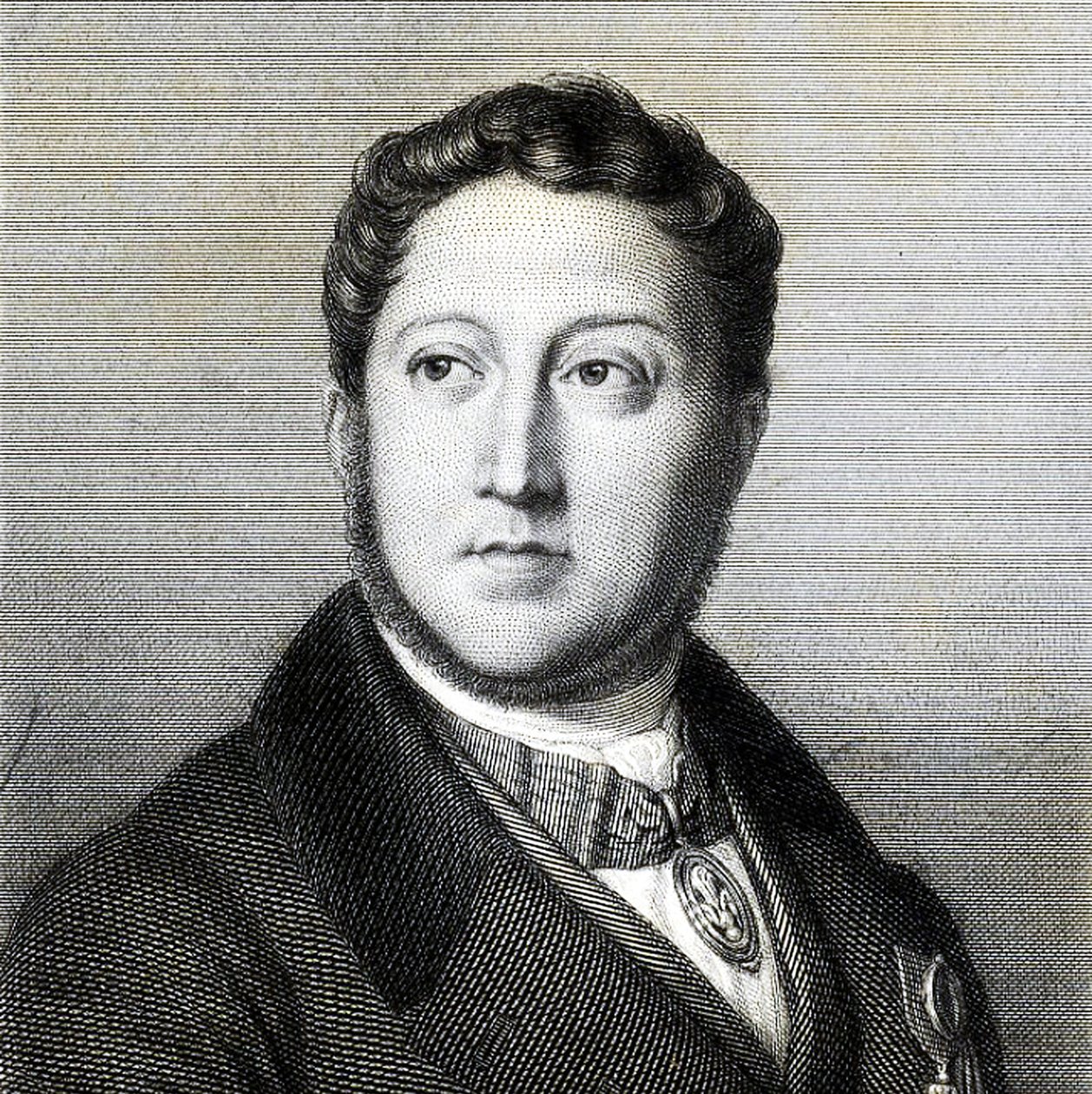 Portrét skladatele Gioachina Antonia Rossiniho 1792-1868, 1836. od Louis Dupré