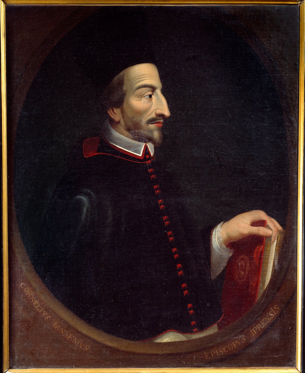 Jansenismus “” Portrét Cornelia Jansena, známého jako “” Jansenius”, Eveque d