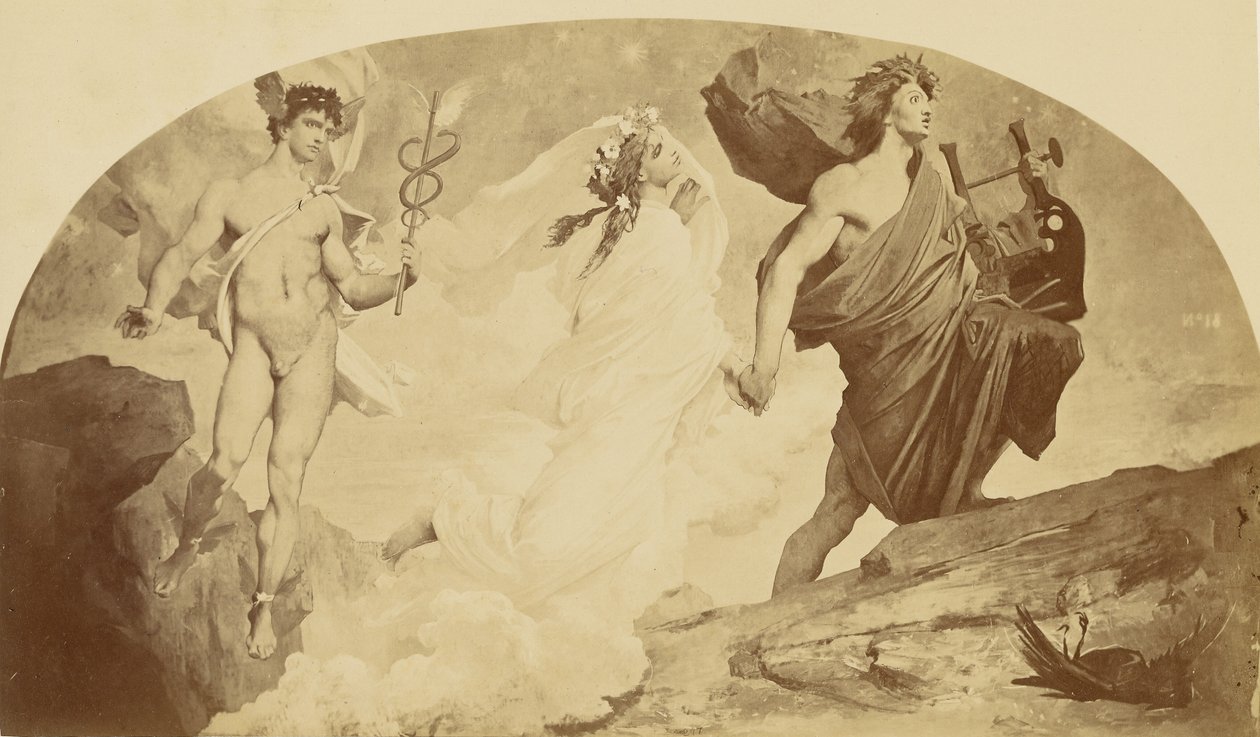 Orfeus a Eurydika od Louis Emile Durandelle