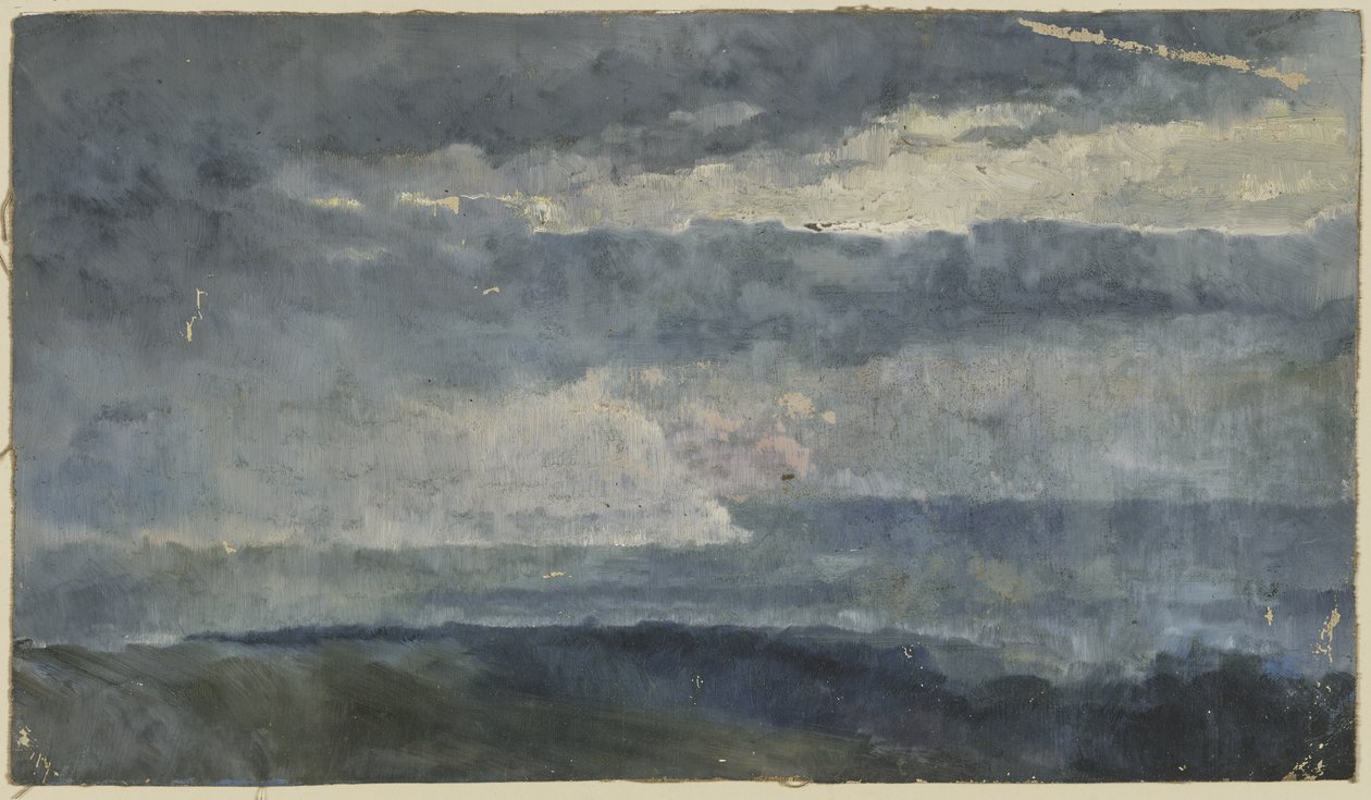 Olejová studie (mraky) od Louis Eysen