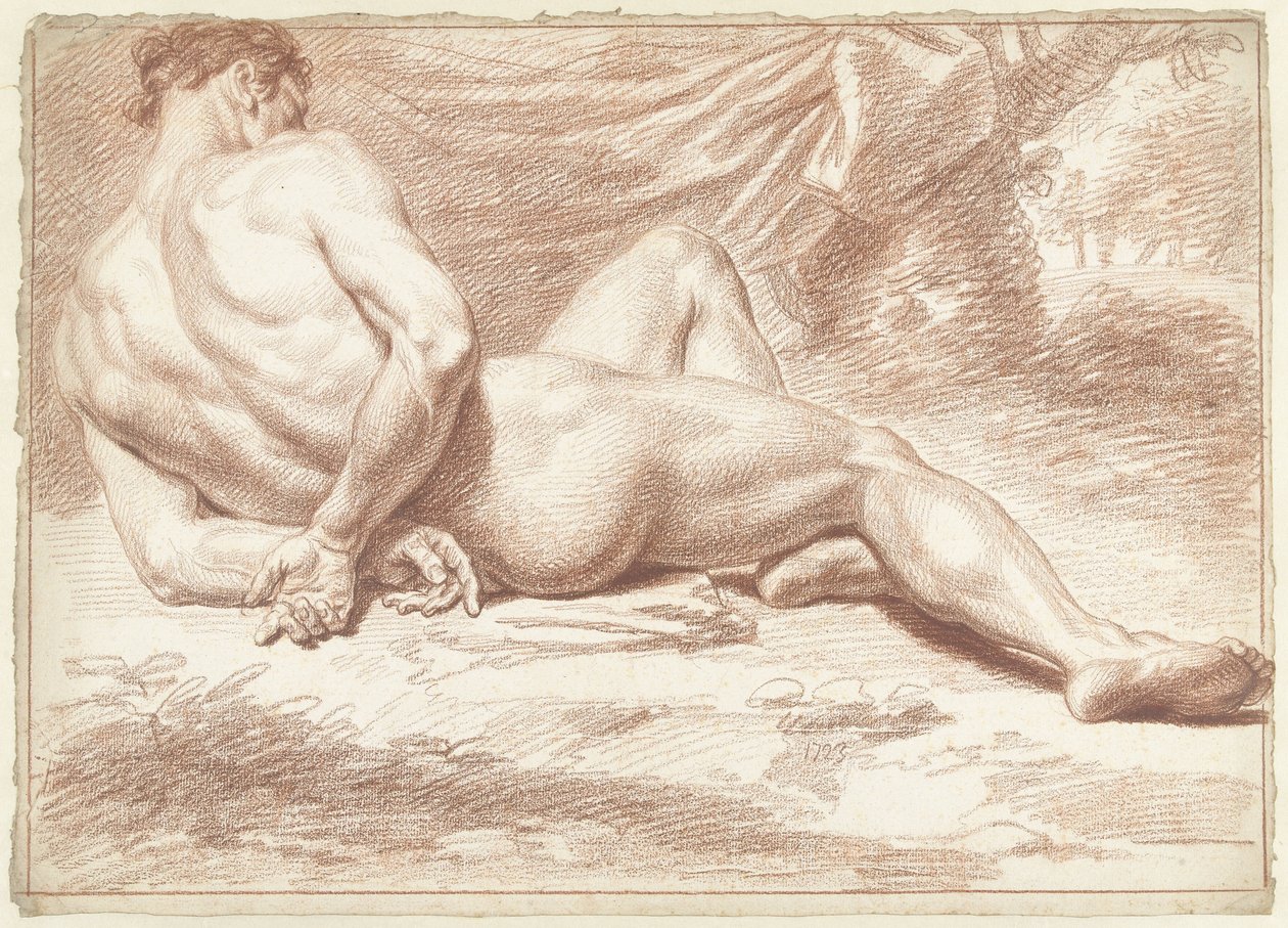 akademická nahá od Louis Fabritius Dubourg