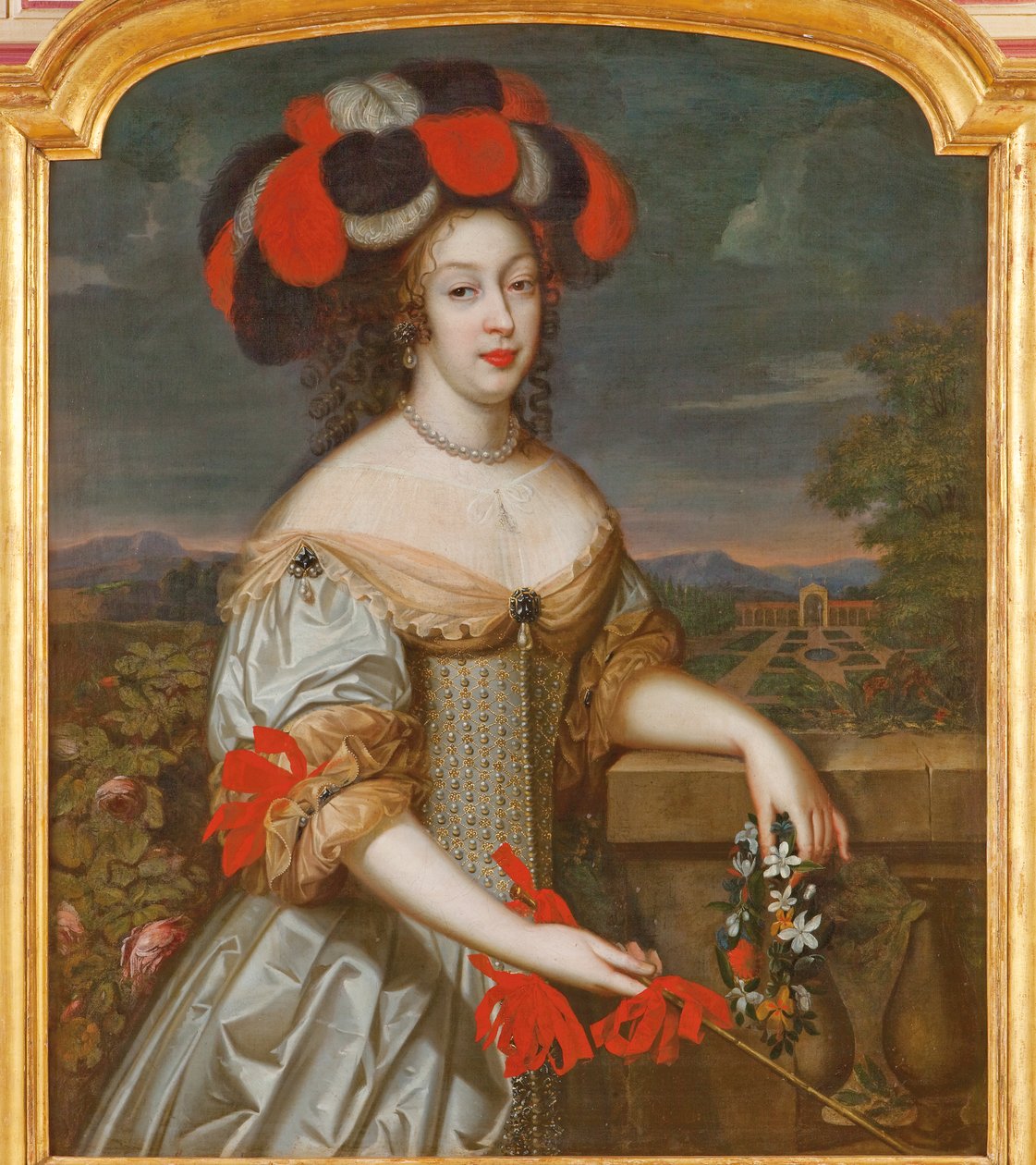 Portrét Anny Marie Louise d"Orleans, zvané La Grande Mademoiselle od Louis Ferdinand Elle