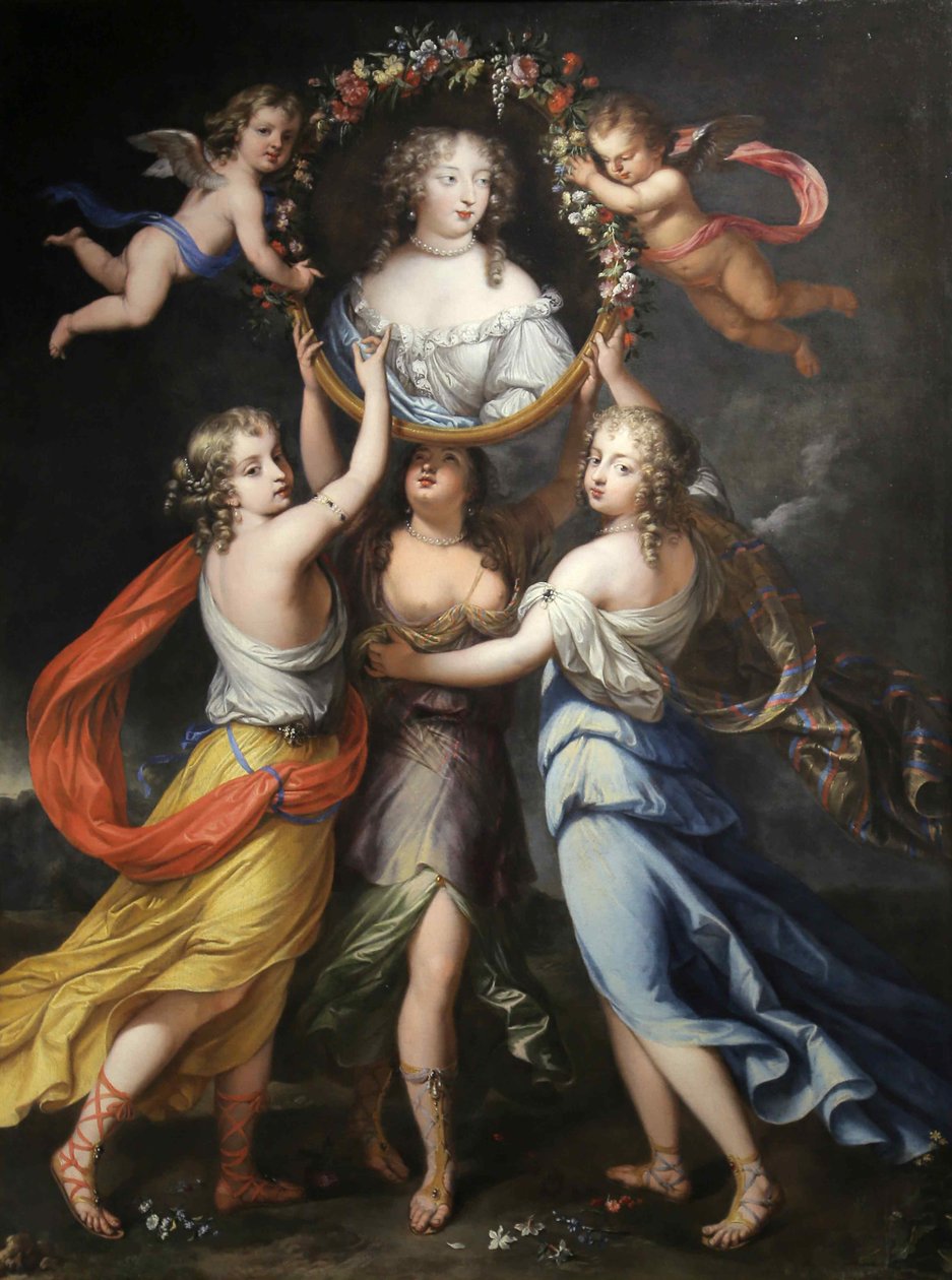 Françoise-Athénaïs de Rochechouart, markýza de Montespan 1640-1707, druhá polovina 17. od Louis Ferdinand Elle the Younger
