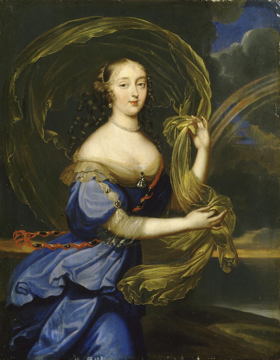 Françoise-Athénaïs de Rochechouart, markýza de Montespan 1640-1707, jako Iris od Louis Ferdinand Elle the Younger