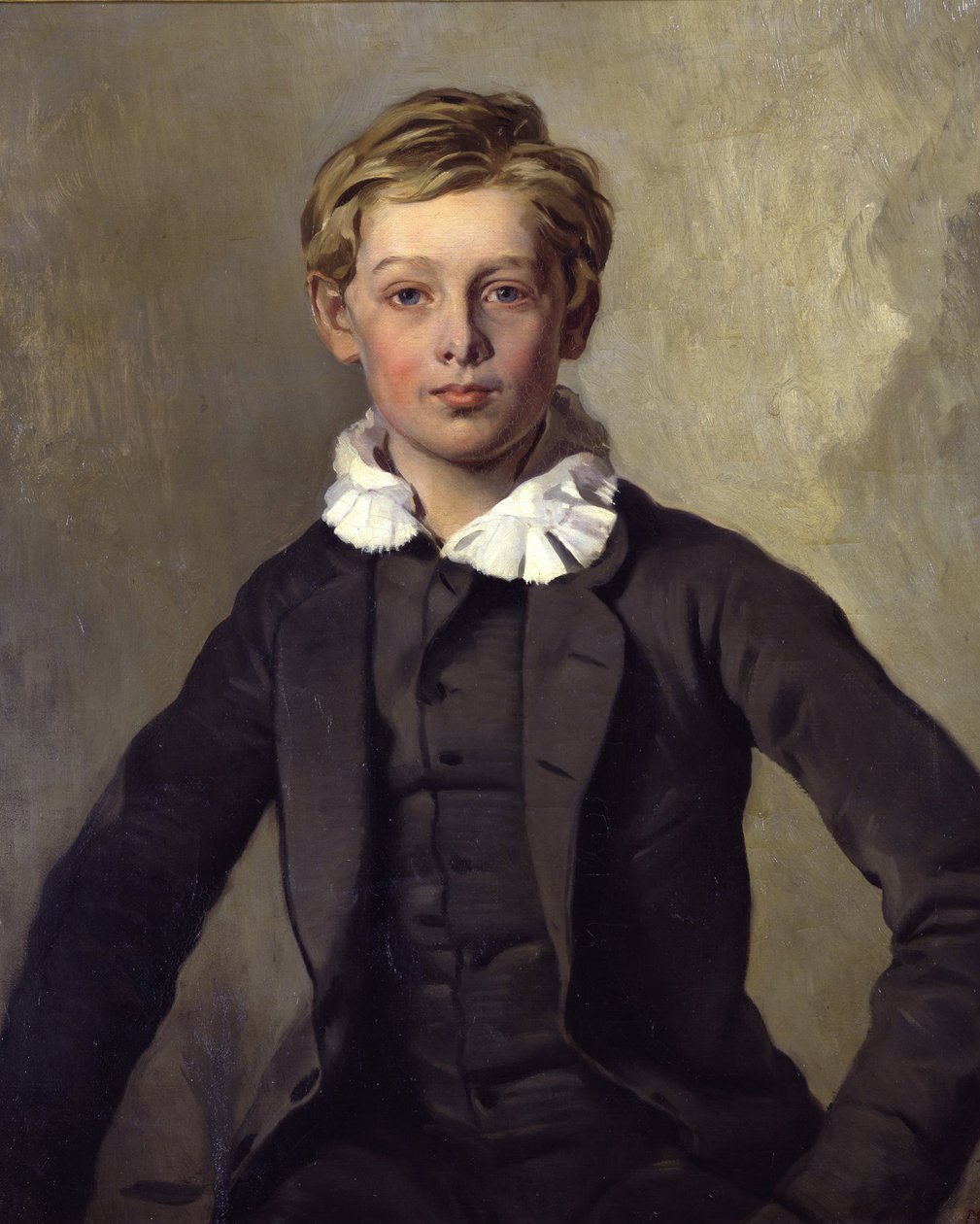 Rayski, Louis Ferdinand von (1806-1890) Portrét hraběte Hanse Haubolda von Einsiedel - Olej na plátně 1855 Státní muzea, Berlín 73,3x62,2 od Louis Ferdinand von Rayski