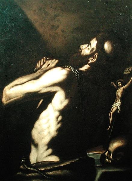 Svatý Jeroným (olej na plátně) od Louis Finsonius or Finson
