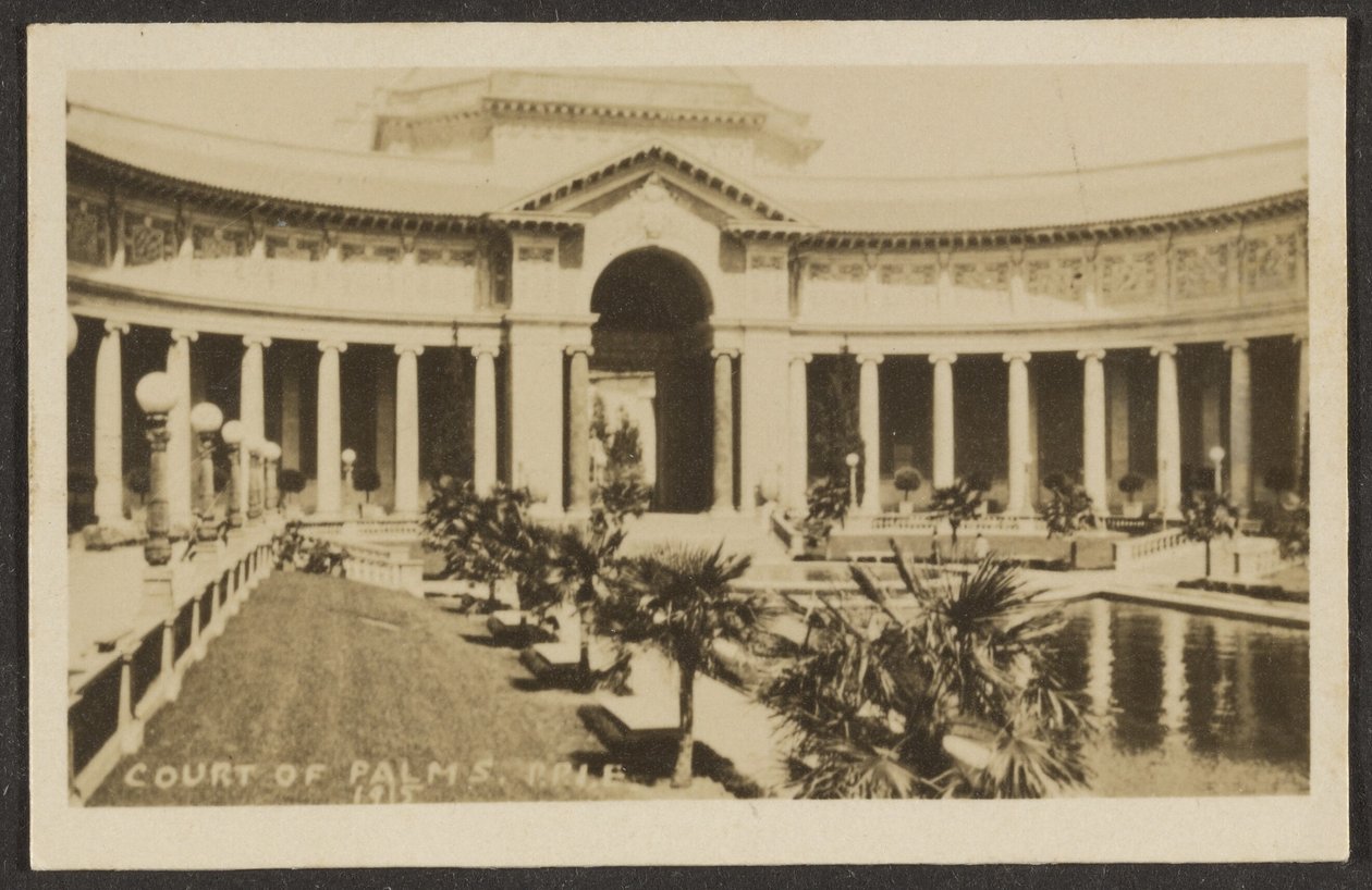 [Court of Palms, Pan Pacific International Exposition (P.P.I.E.)] od Louis Fleckenstein