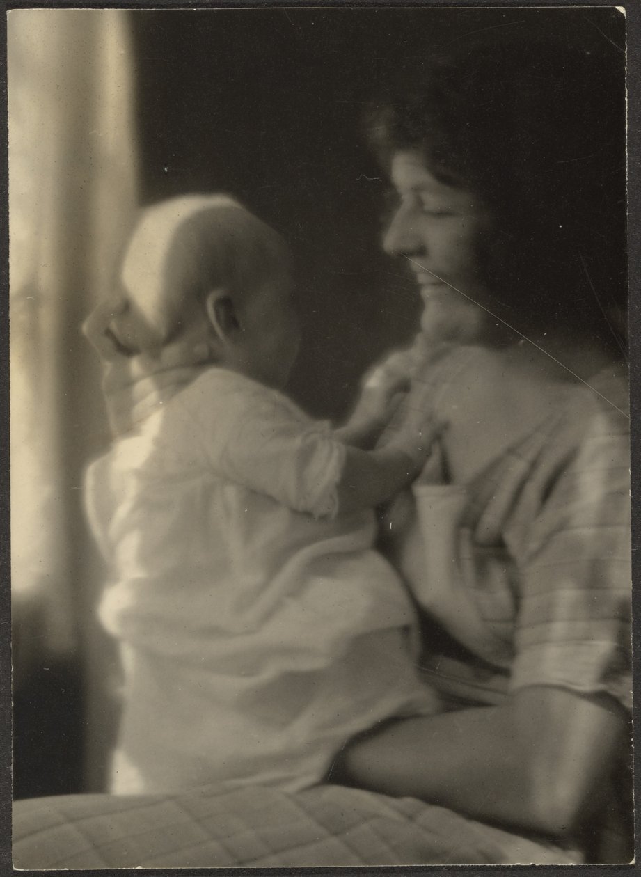 Florence držící dítě od Louis Fleckenstein