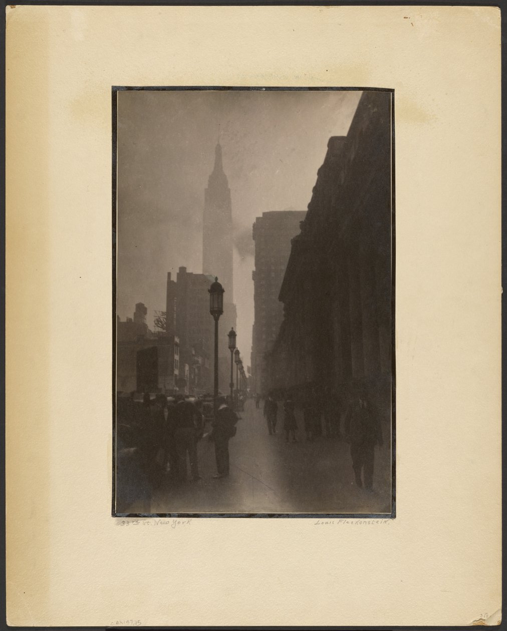 Třiatřicátá ulice, New York od Louis Fleckenstein