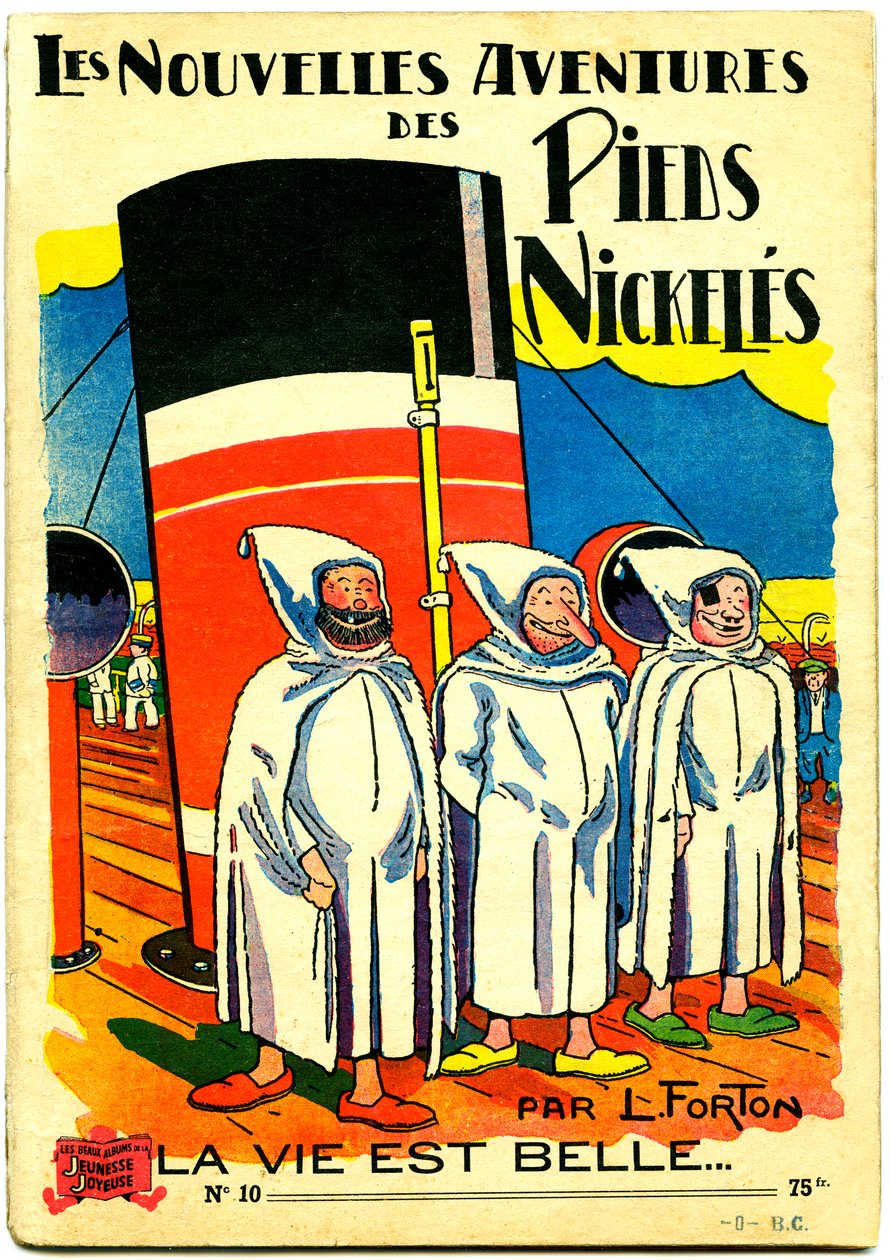 Obal komiksového alba: Les Nouvelle Adventures des Pieds Nickeles, La vie est belle, č. 10 (barevné lito) od Louis Forton